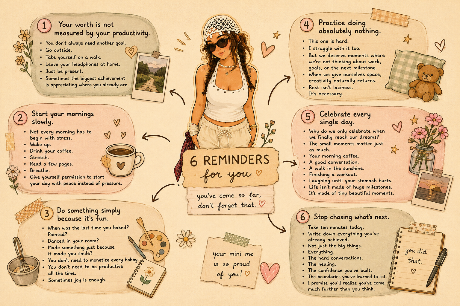6 reminders for you